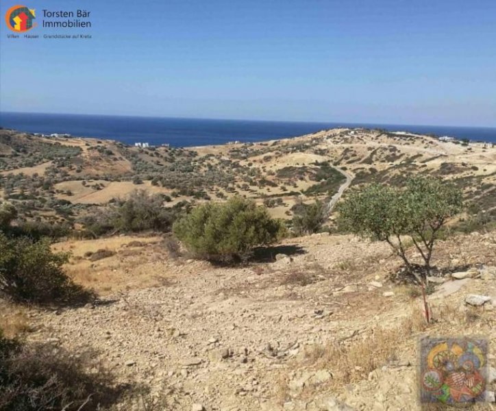 Triopetra Süd Kreta, Triopetra Grundstück 4.577 m² mit Meerblick Grundstück kaufen